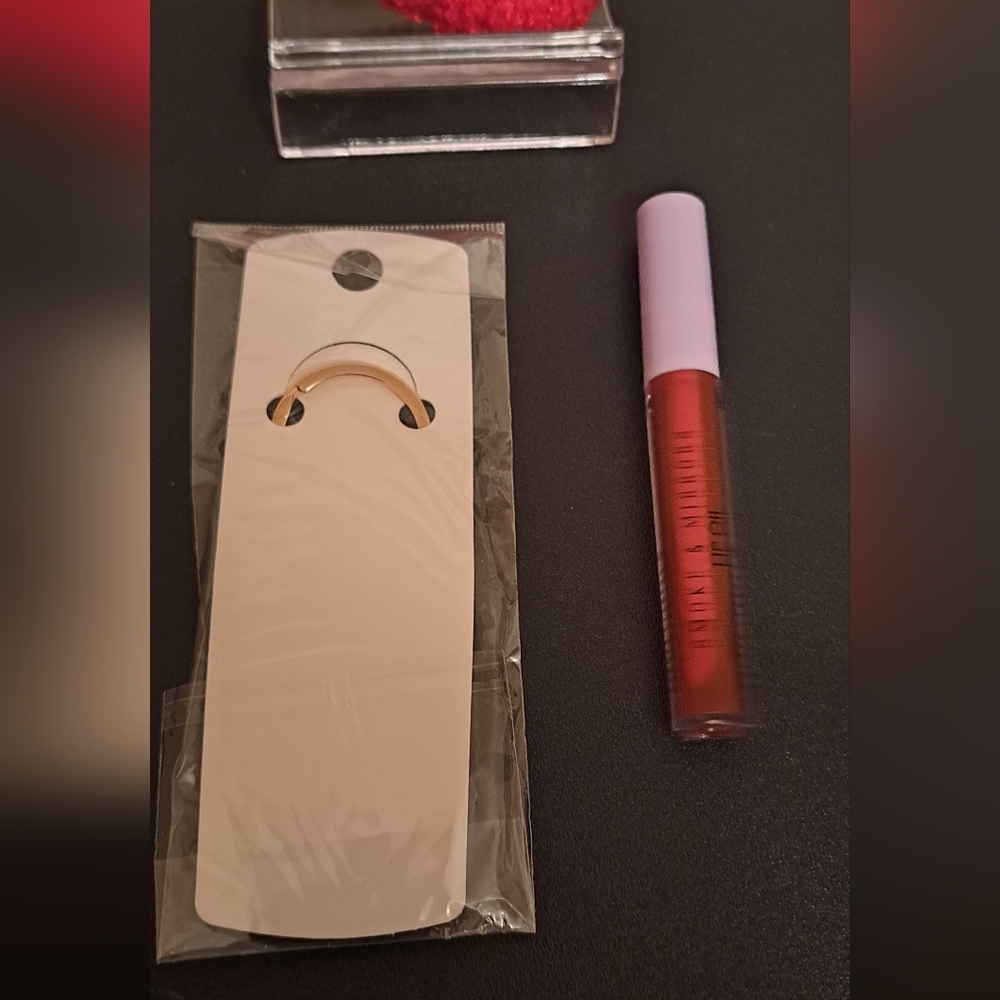 3 pc bundle, Love coin pouch key chain, butterfly key or bag charm, & lipoi, new - Picture 2 of 6